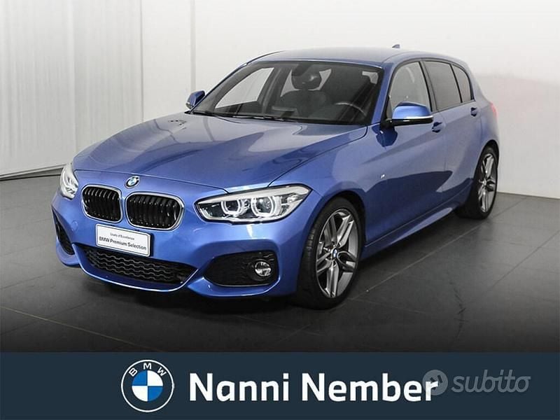 Usata BMW 114 M Sport 95 CV (69 kW) 2017 Blu/azzurro Utilitaria