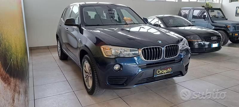 Usata BMW X3 190 CV (139 kW) 2014 Blu SUV
