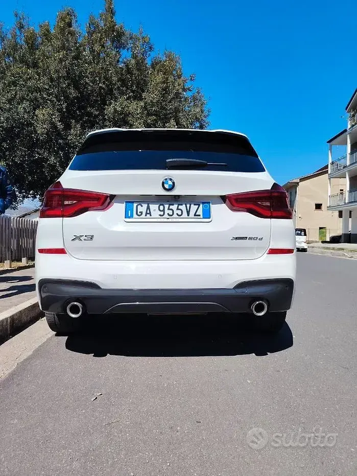 Usata BMW X3 M Sport 190 CV (139 kW) 2020 Bianco SUV
