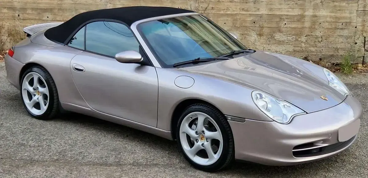 Usata Porsche 996 320 CV (235 kW) 2002 Grigio Cabrio