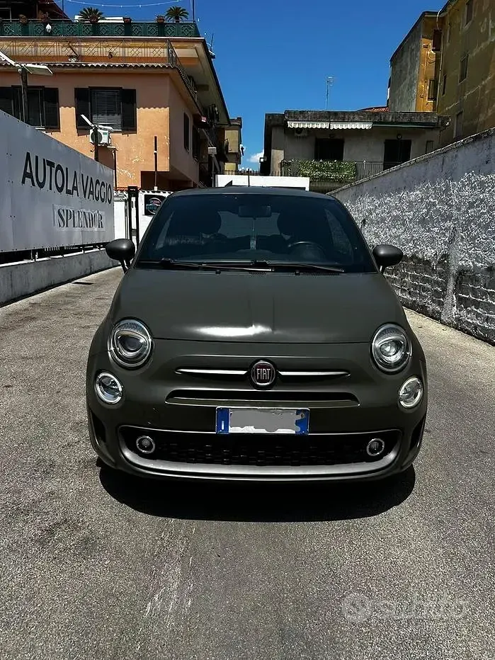 Usata Fiat 500S S 69 CV (50 kW) 2017 Verde Utilitaria