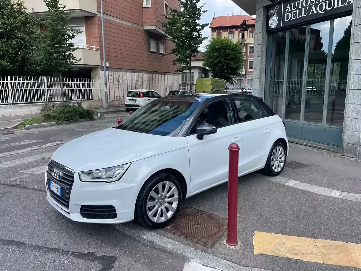 Usata Audi A1 Admired 95 CV (69 kW) 2016 Bianco Utilitaria