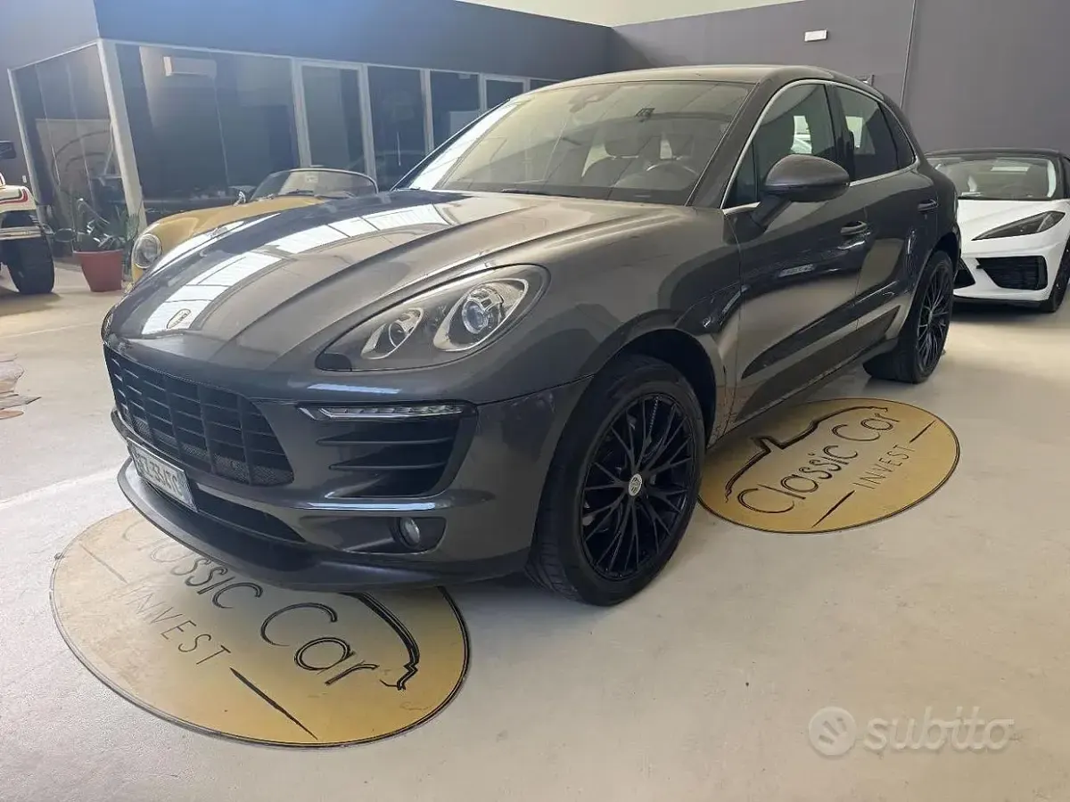 Usata Porsche Macan 250 CV (183 kW) 2015 Grigio antracite SUV