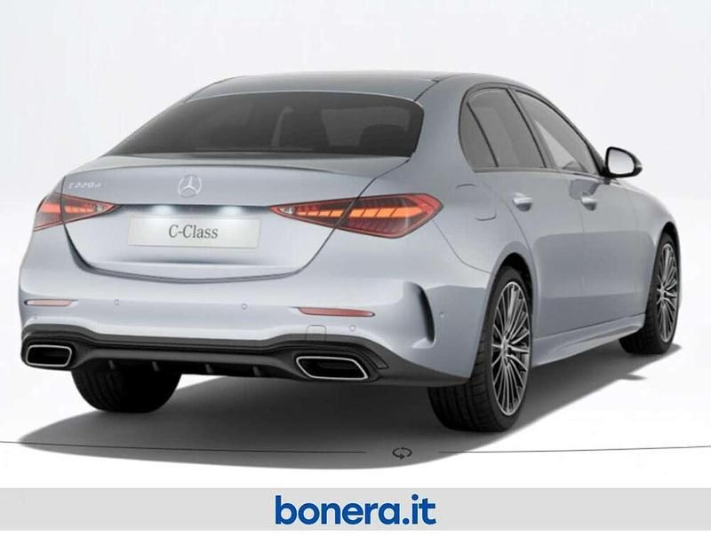 Nuova Mercedes C220 Advanced 197 CV (144 kW) 2025 Argento Berlina
