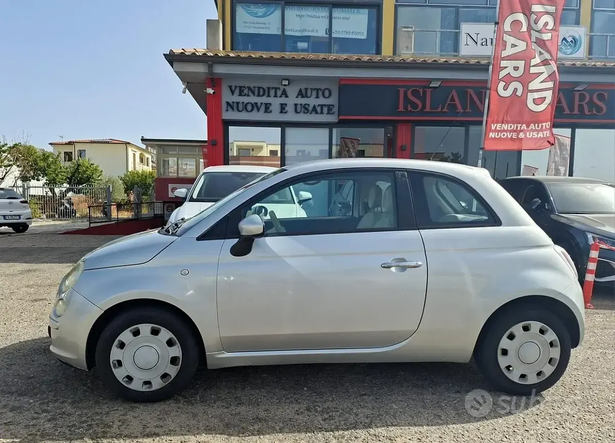 Usata Fiat 500 Pop 75 CV (55 kW) 2010 Bianco Berlina