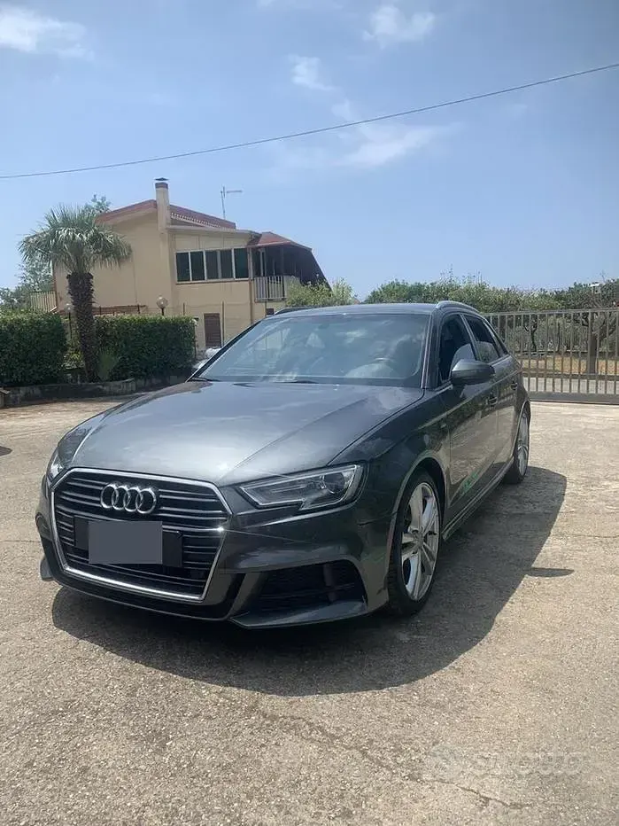 Usata Audi A3 S-Line 116 CV (85 kW) 2017 Grigio Berlina