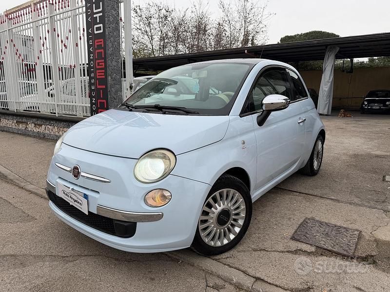 Usata Fiat 500 Lounge 69 CV (50 kW) 2009 Blu Berlina