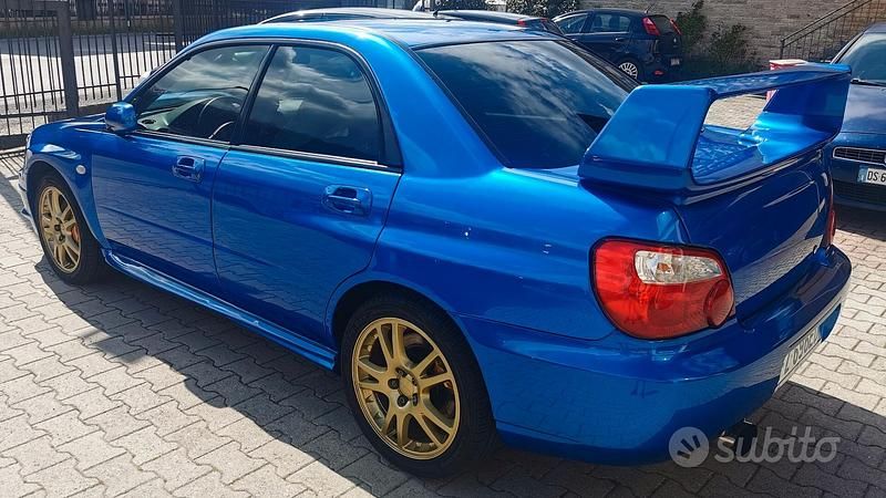 Usata Subaru Impreza 265 CV (194 kW) 2003 Blu Berlina