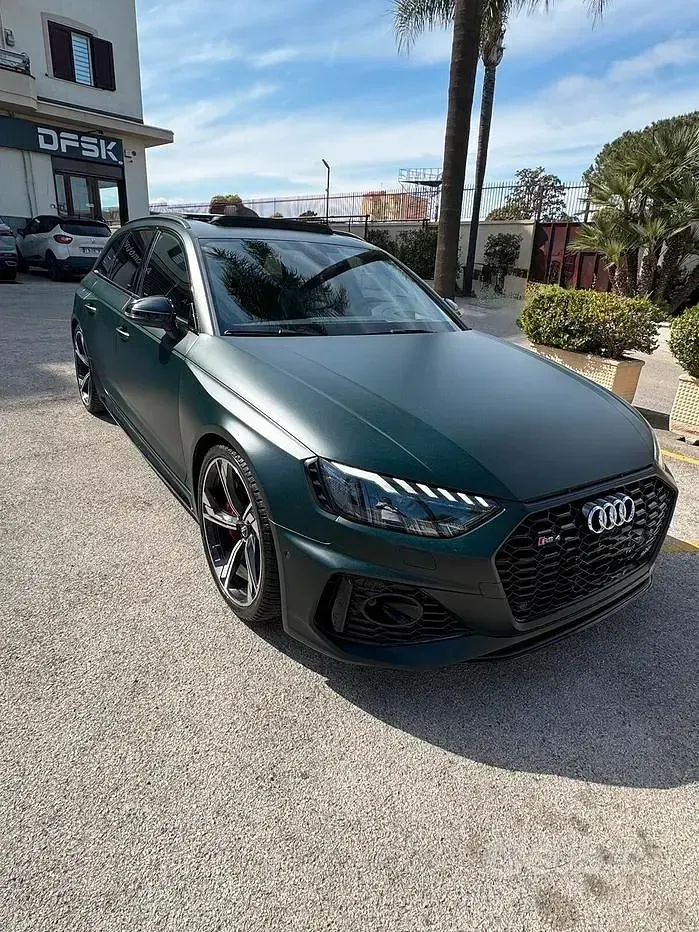 Usata Audi RS4 Ambiente 450 CV (330 kW) 2020 Nero Station wagon