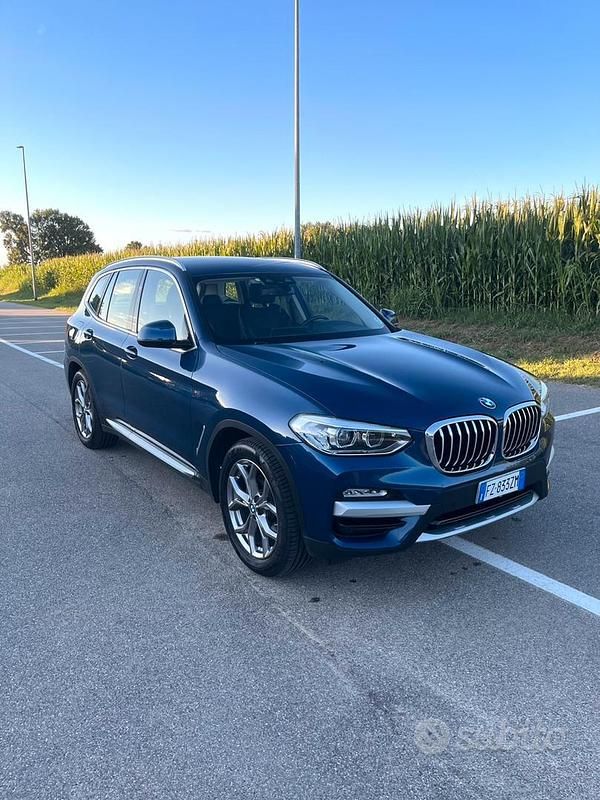 Usata BMW X3 xLine 190 CV (139 kW) 2020 Blu SUV