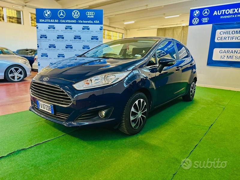 Usata Ford Fiesta Titanium 95 CV (69 kW) 2016 Blu Berlina