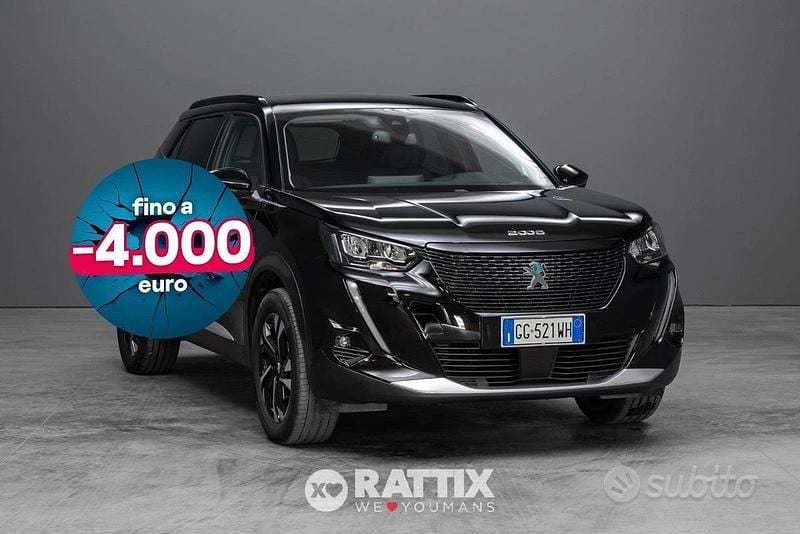 Usata Peugeot e-2008 Allure 100 kW (136 CV) 2021 Nera SUV