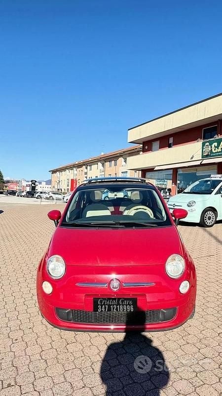 Usata Fiat 500 69 CV (50 kW) 2008 Rosso Berlina