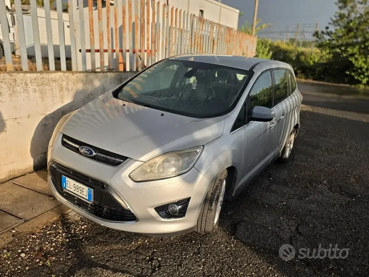 Usata Ford C-MAX Titanium 116 CV (85 kW) 2013 Grigio Monovolume
