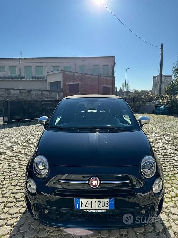Usata Fiat 500 Sport 2018 Nero Cabrio