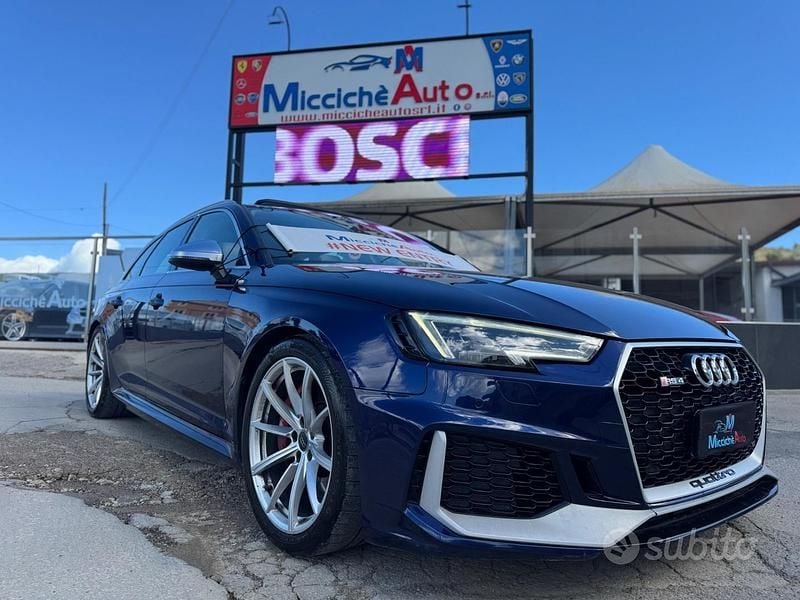 Usata Audi RS4 450 CV (330 kW) 2019 Blu Station wagon