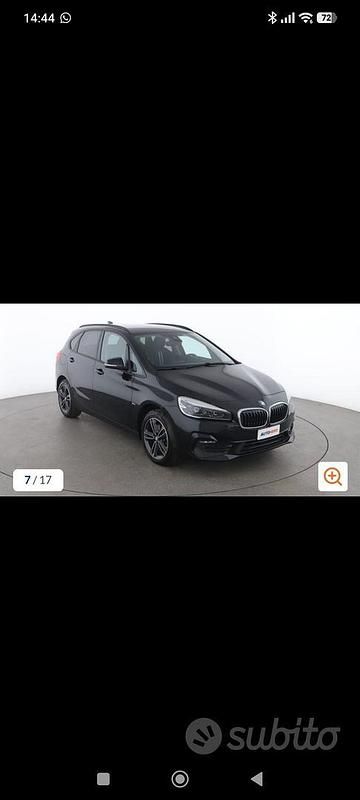 Usata BMW 218 150 CV (110 kW) 2020 Nero Monovolume