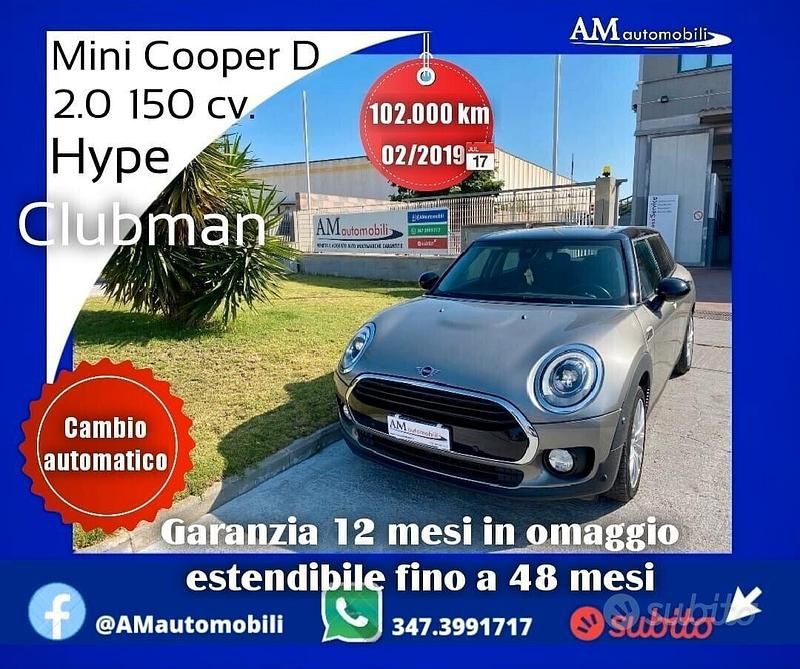 Usata Mini Cooper D Clubman Hype 150 CV (110 kW) 2019 Marrone Station wagon