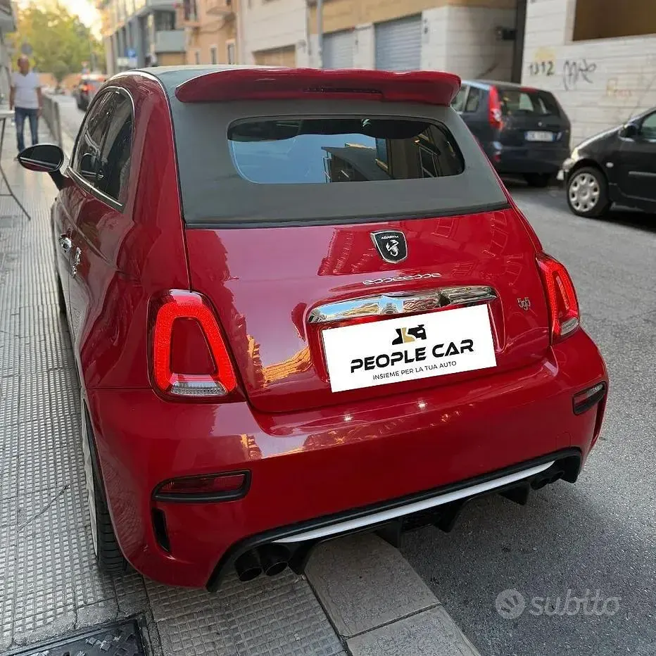 Usata Abarth 500C Custom 135 CV (99 kW) 2013 Rosso Cabrio