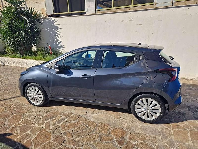 Usata Nissan Micra Acenta 92 CV (67 kW) 2021 Blu/azzurro Utilitaria