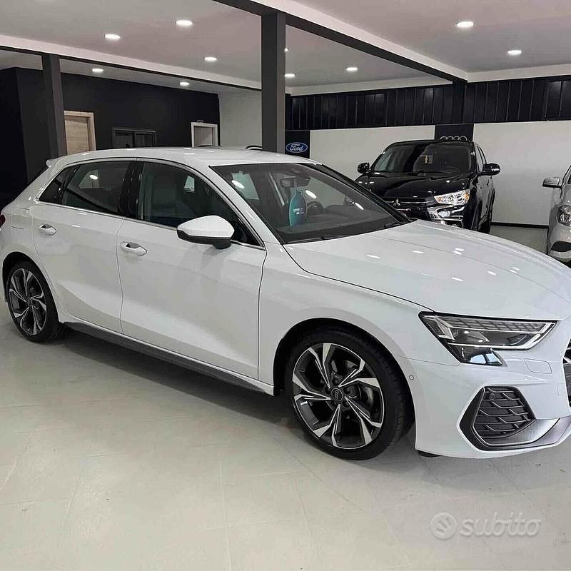 Usata Audi A3 150 CV (110 kW) 2024 Bianco Berlina