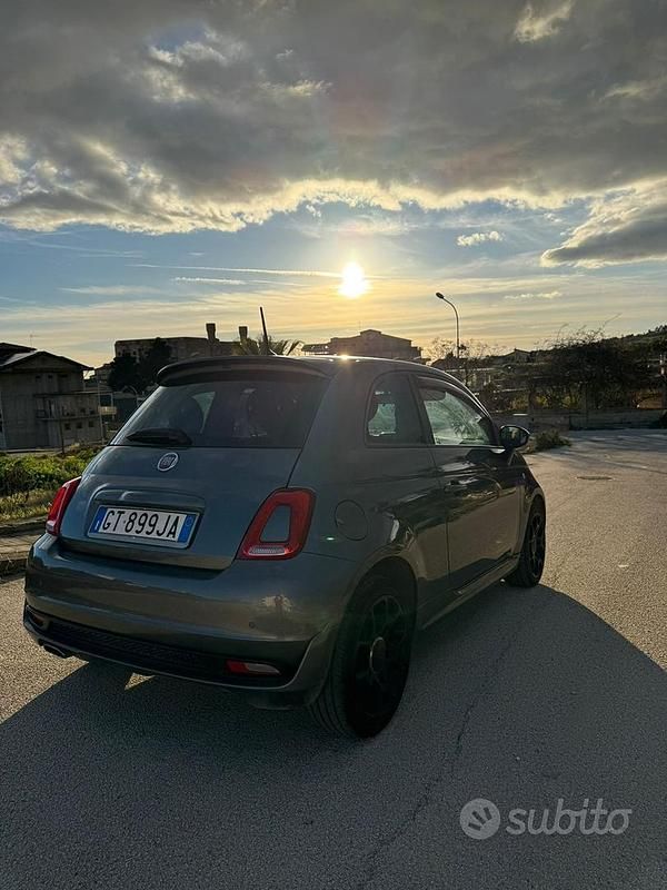 Usata Fiat 500S 95 CV (69 kW) 2017 Grigio Berlina