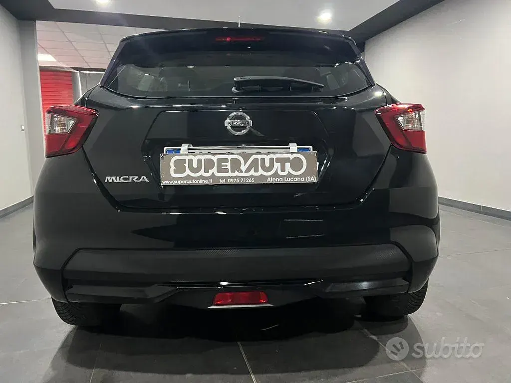 Usata Nissan Micra Acenta 90 CV (66 kW) 2019 Nero Utilitaria