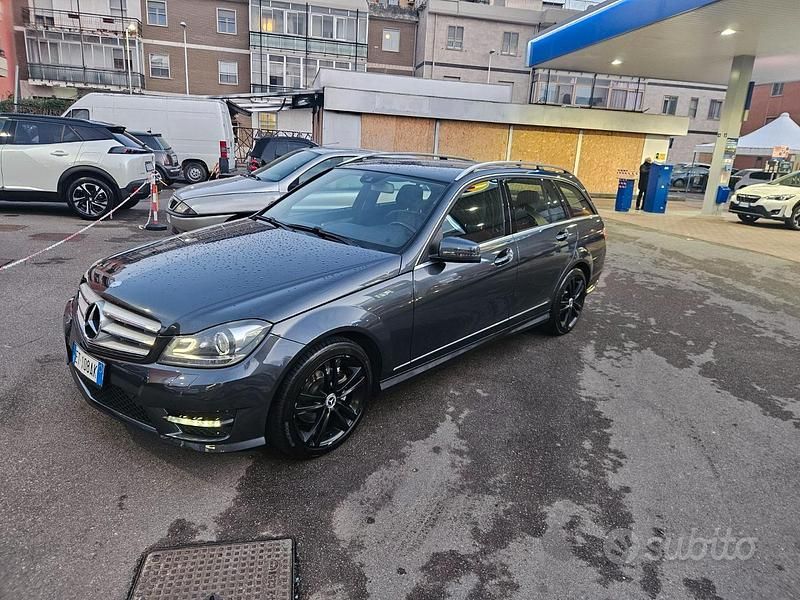 Usata Mercedes C220 Avantgarde 170 CV (125 kW) 2013 Grigio Station wagon