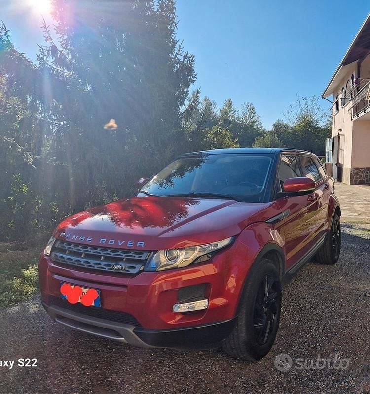 Rosso Usata 2012 Land Rover Range Rover evoque Pure SUV | 7500 € (Super prezzo) - Immagine 1/4