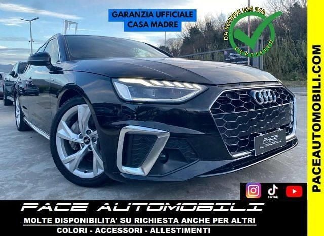 Nero Usata 2024 Audi A4 S-Line Station wagon | 37.400 € (Buon prezzo) - Immagine 1/4