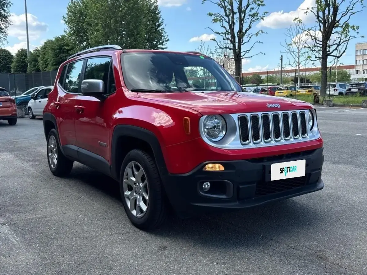 Usata Jeep Renegade Limited 170 CV (125 kW) 2018 Rosso SUV