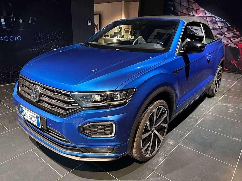 Blu Usata 2020 VW T-Roc R-line SUV | 22.900 € (Buon prezzo) - Immagine 1/4