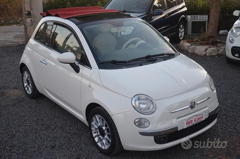 Usata Fiat 500C Lounge 69 CV (50 kW) 2009 Cabrio