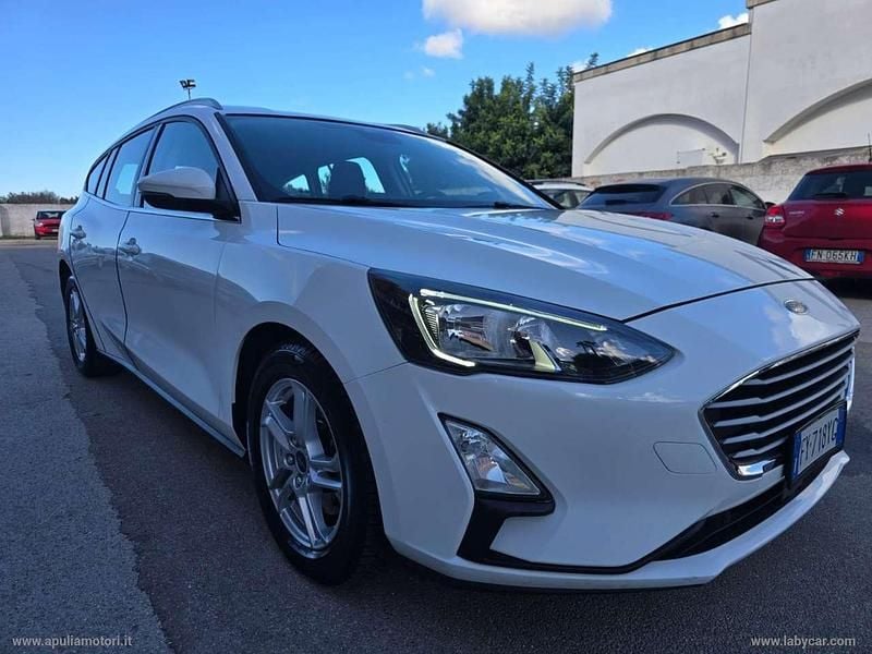 Bianco Usata 2019 Ford Focus ST-Line Station wagon | 10.990 € (Buon prezzo) - Immagine 1/4