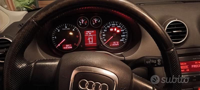 Usata Audi A3 Attraction 140 CV (102 kW) 2007 Nero Utilitaria