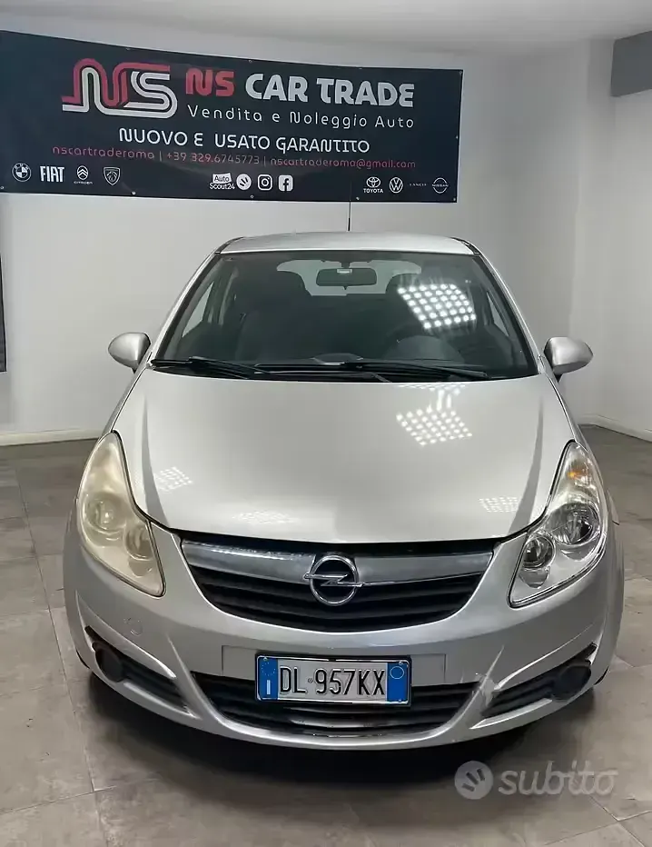 Usata Opel Corsa 60 CV (44 kW) 2007 Grigio Utilitaria