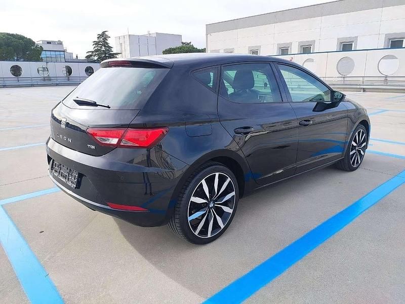 Usata Seat Leon 110 CV (80 kW) 2017 Nero Berlina