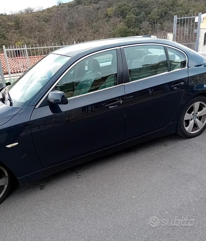 Usata BMW 525 2005 Blu Berlina