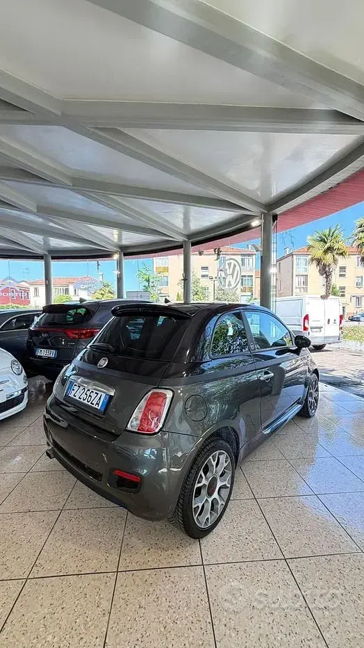 Usado Fiat 500 Lounge 69 CV (50 kW) 2014 Gris Berlina