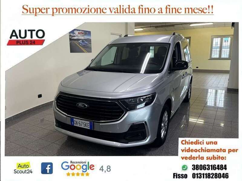 Argento Usata 2023 Ford Tourneo Connect Titanium Monovolume | 21.800 € (Super prezzo) - Immagine 1/4