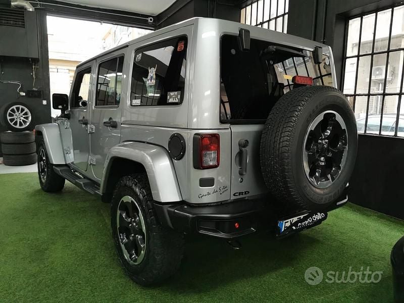Usata Jeep Wrangler Unlimited 200 CV (147 kW) 2014 Grigio SUV
