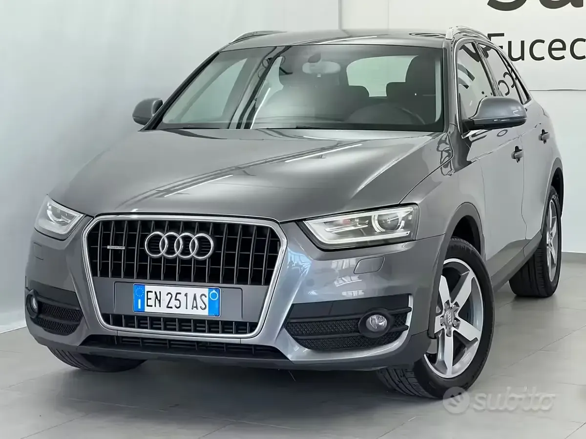 Usata Audi Q3 Advanced Plus 177 CV (130 kW) 2012 Grigio SUV
