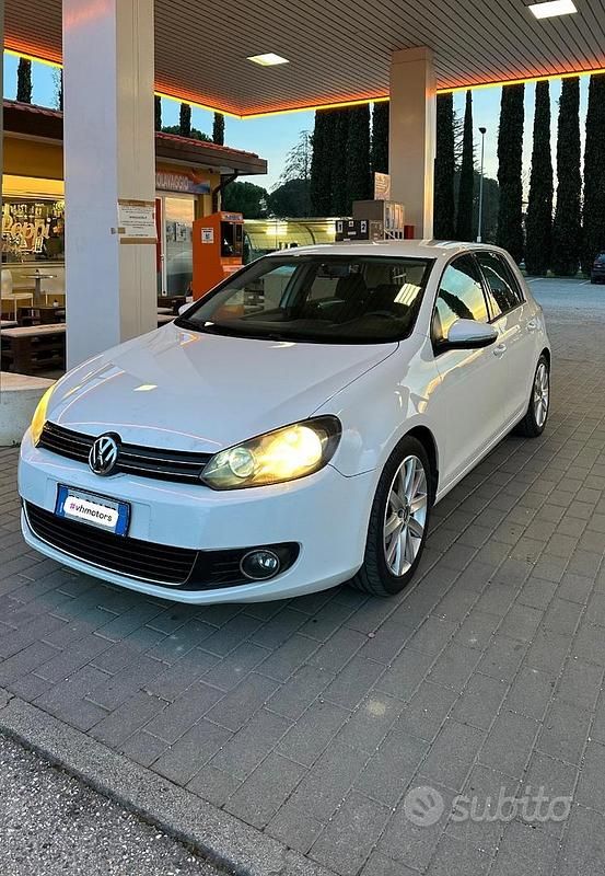 Usata VW Golf VI 2010 Bianco Utilitaria