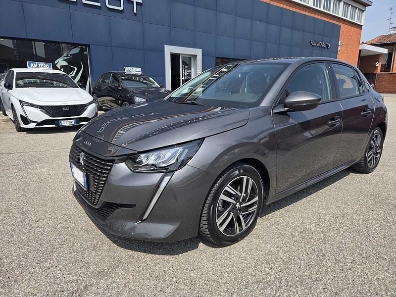 Usata Peugeot 208 Allure 101 CV (74 kW) 2022 Grigio Utilitaria