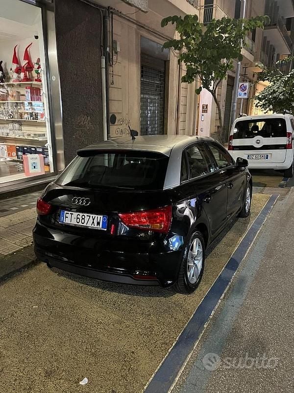 Usata Audi A1 90 CV (66 kW) 2015 Nero Utilitaria