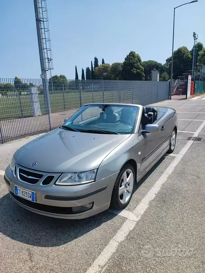 Usata Saab 9-3 Cabriolet 175 CV (128 kW) 2004 Grigio Cabrio