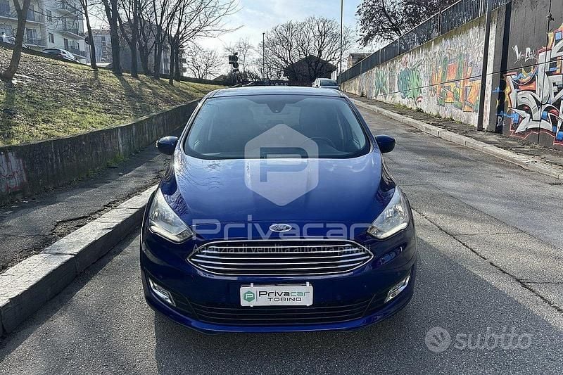 Usata Ford C-MAX Titanium 150 CV (110 kW) 2016 Blu Monovolume