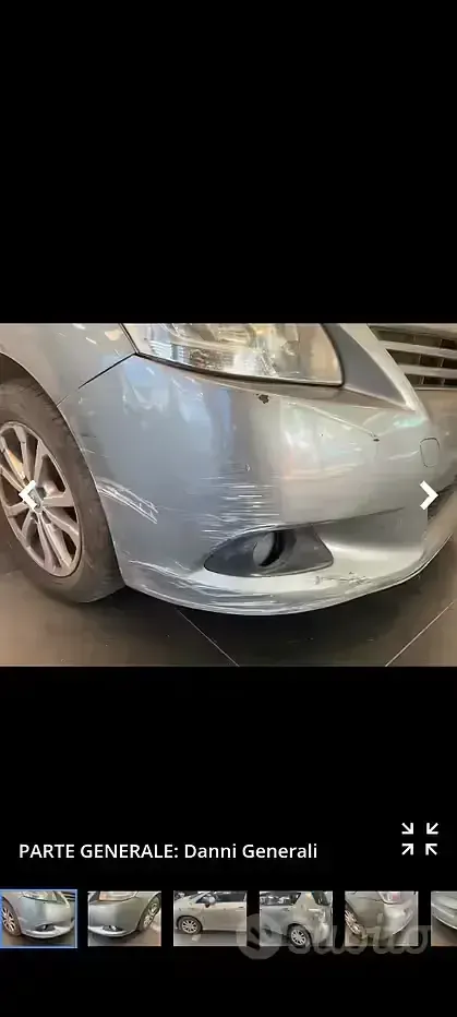Usata Toyota Verso 2012 Grigio Monovolume