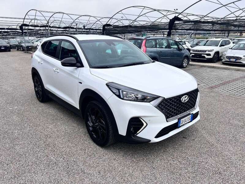 Usata Hyundai Tucson N Line 136 CV (100 kW) 2020 Bianco SUV