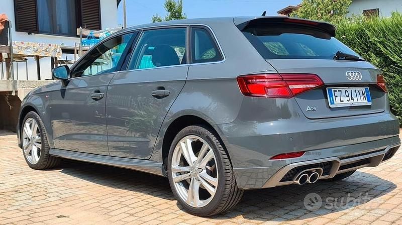 Usata Audi A3 Admired 150 CV (110 kW) 2020 Grigio Berlina
